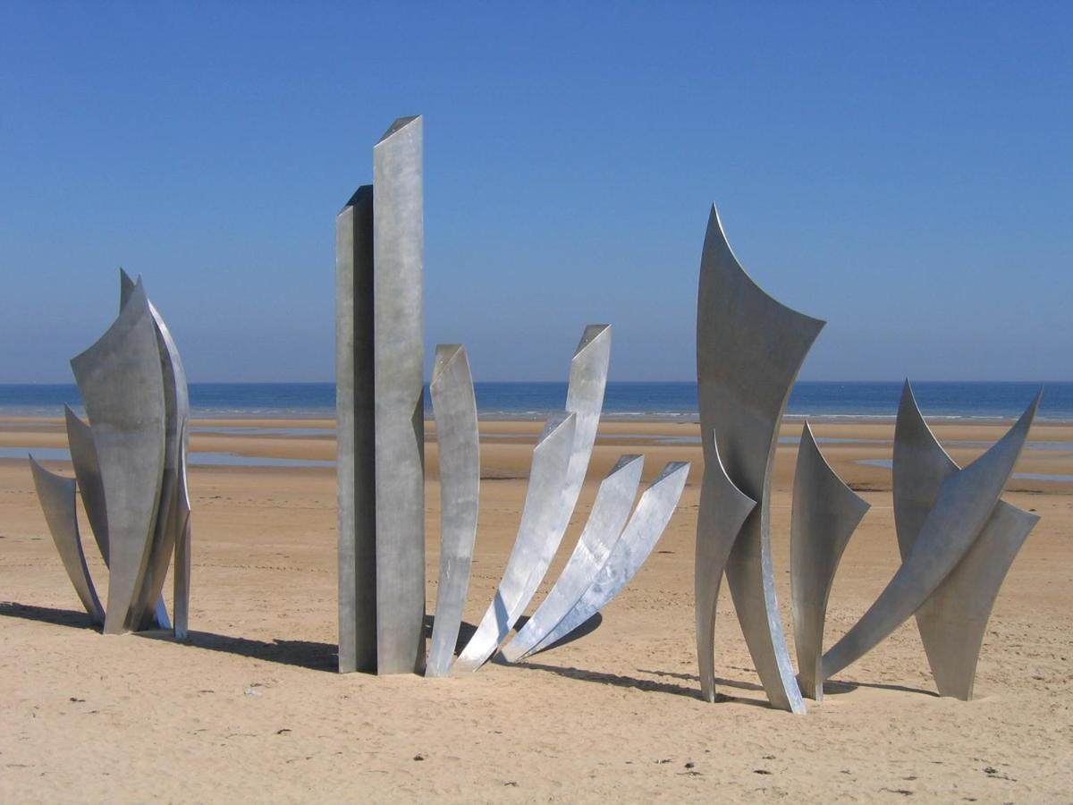 Studio Vargas Avec Jardin - Omaha Beach Colleville-sur-Mer Exterior foto