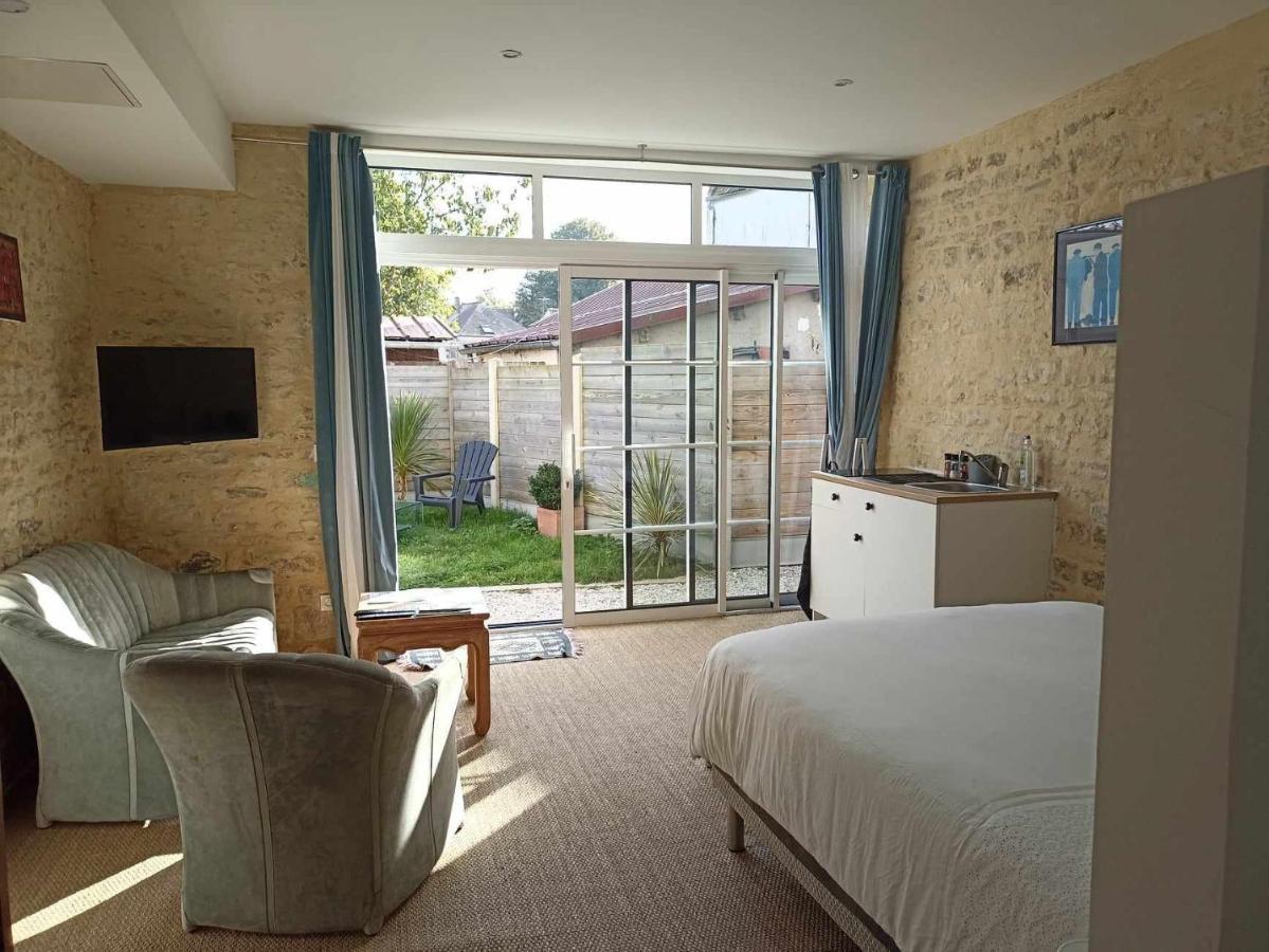 Studio Vargas Avec Jardin - Omaha Beach Colleville-sur-Mer Exterior foto